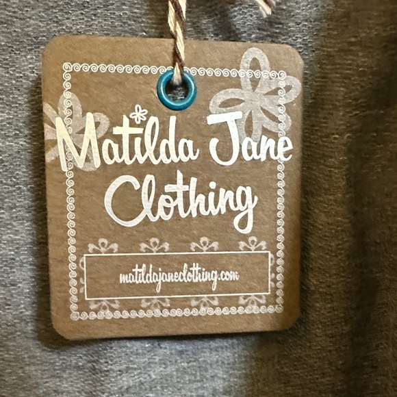 Matilda Jane Gray Sleeveless Drape Cardigan size XL - Picture 2 of 5